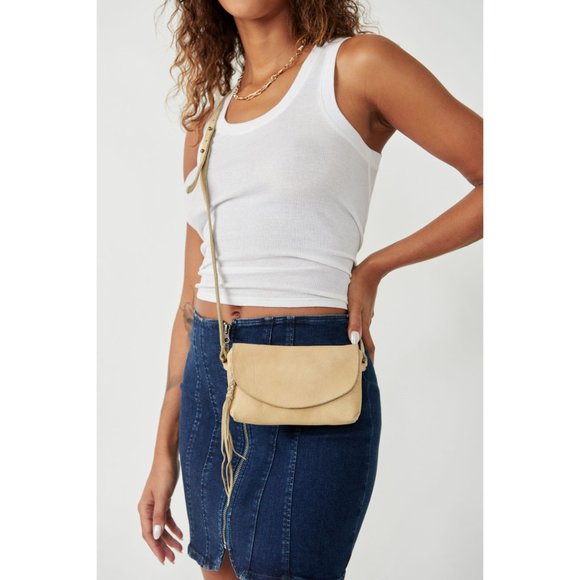 Free People Handbags - FREE PEOPLE We The Free Rider Crossbody Bag / Buttered Toast